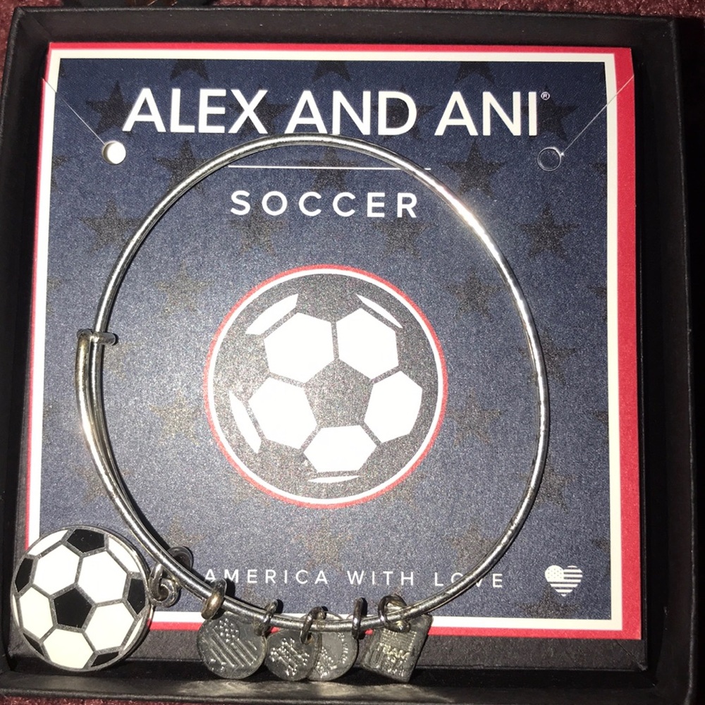 Alex and Ani soccer bracelet